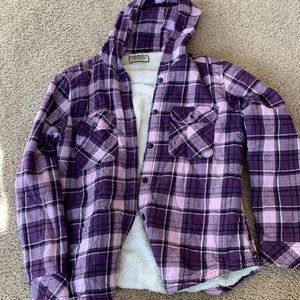Warm flannel jacket